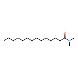 二甲基肉豆蔻酰胺 structure