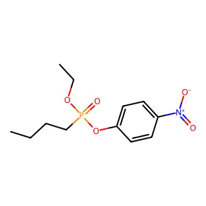 丁基膦酸乙基对硝基苯酯 structure