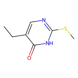 4-Pyrimidinol, 5-ethyl-2-methylthio- structure