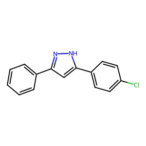 3-(4-chlorophenyl)-5-phenyl-1H-pyrazole structure