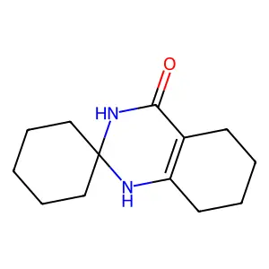 Spiro(cyclohexane-1,2'(1'H)-quinazolin)-4'(3'H)-one, 5',6',7',8'-tetrahydro- structure