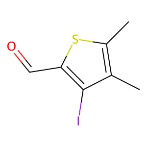 3-Iodo-4,5-dimethylthiophene-2-carbaldehyde structure
