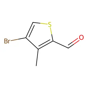 4-Bromo-3-methylthiophene-2-carbaldehyde structure