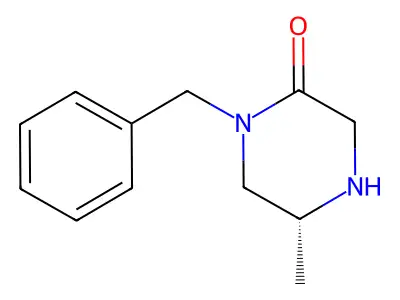 1-Benzyl-5-methylpiperazin-2-one structure
