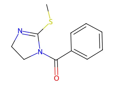 (2-Methylsulfanyl-4,5-dihydroimidazol-1-yl)-phenylmethanone structure