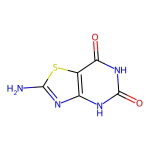 2-Amino[1,3]thiazolo[4,5-d]pyrimidine-5,7-diol structure