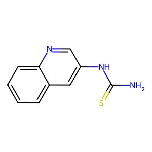 (Quinolin-3-yl)thiourea structure
