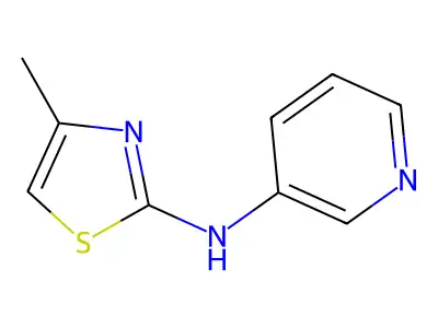 N-(4-Methyl-2-thiazolyl)-3-pyridinamine structure