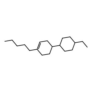 Cyclohexene, 4-(4-ethylcyclohexyl)-1-pentyl- structure