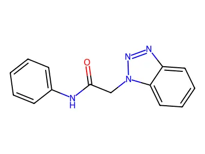 2-(1H-Benzo[d][1,2,3]triazol-1-yl)-N-phenylacetamide structure