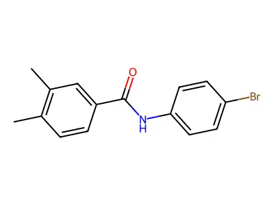 N-(4-bromophenyl)-3,4-dimethylbenzamide structure