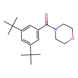 (3,5-Ditert-butylphenyl)-morpholin-4-ylmethanone structure