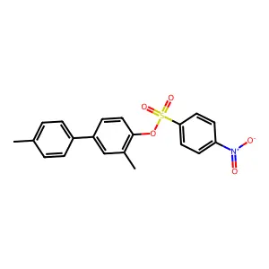 3,4'-Dimethyl[1,1'-biphenyl]-4-yl 4-nitrobenzenesulfonate structure