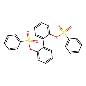 [2-[2-(Benzenesulfonyloxy)phenyl]phenyl] benzenesulfonate structure
