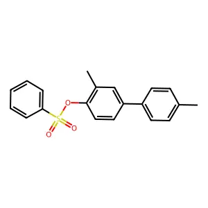 3,4'-Dimethyl[1,1'-biphenyl]-4-yl benzenesulfonate structure