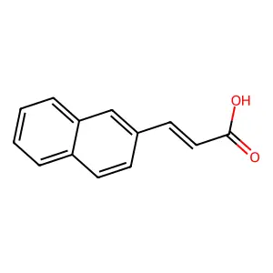 (Z)-3-(2-naphthyl)prop-2-enoic acid structure