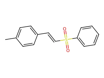 Benzene, 1-methyl-4-[2-(phenylsulfonyl)ethenyl]- structure