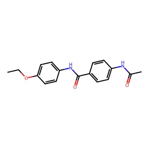 4-acetamido-N-(4-ethoxyphenyl)benzamide structure