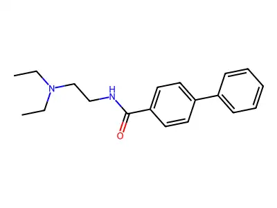 N-[2-(Diethylamino)ethyl]-[1,1'-biphenyl]-4-carboxamide structure
