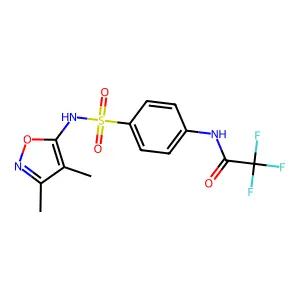 N-[4-(3,4-Dimethyl-isoxazol-5-ylsulfamoyl)-phenyl]-2,2,2-trifluoro-acetamide structure