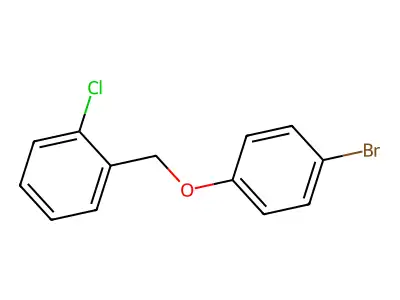 4-溴苯基-2-氯苄基醚 structure
