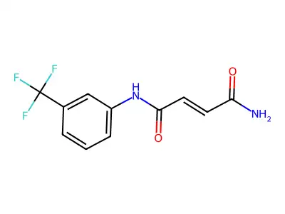 N1-(3-(trifluoromethyl)phenyl)fumaramide structure