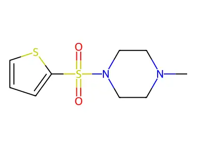 1-Methyl-4-(2-thienylsulfonyl)piperazine structure
