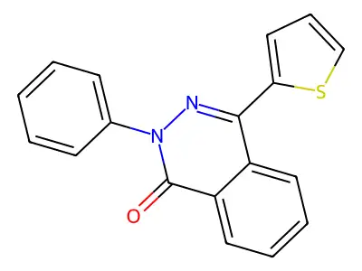 2-phenyl-4-thien-2-ylphthalazin-1(2H)-one structure