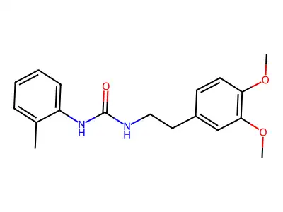 1-[2-(3,4-Dimethoxyphenyl)ethyl]-3-(2-methylphenyl)urea structure