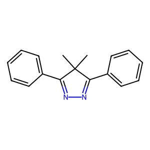 4,4-Dimethyl-3,5-diphenyl-4H-pyrazole structure
