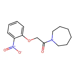 1-(Azepan-1-yl)-2-(2-nitrophenoxy)ethanone structure