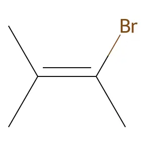 2-Bromo-3-methyl-2-butene structure