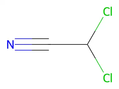二氯乙腈 structure
