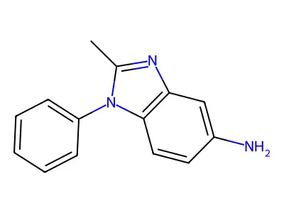 2-methyl-1-phenyl-1H-1,3-benzodiazol-5-amine structure