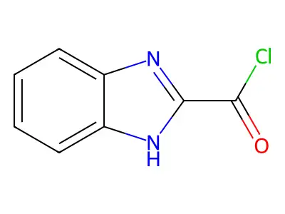 1H-benzimidazole-2-carbonyl chloride structure