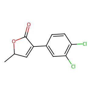 2(5H)-Furanone, 3-(3,4-dichlorophenyl)-5-methyl- structure