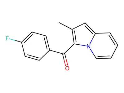 3-(4-Fluorobenzoyl)-2-methylindolizine structure
