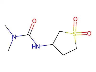3-(1,1-Dioxidotetrahydrothiophen-3-yl)-1,1-dimethylurea structure
