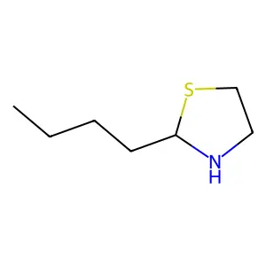 2-Butylthiazolidine structure