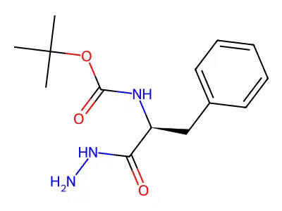 tert-Butyl (R)-(1-hydrazinyl-1-oxo-3-phenylpropan-2-yl)carbamate structure