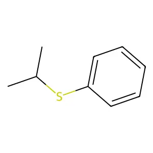 ((1-Methylethyl)thio)benzene structure