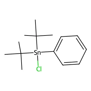 Di-tert-butyl(chloro)phenylstannane structure