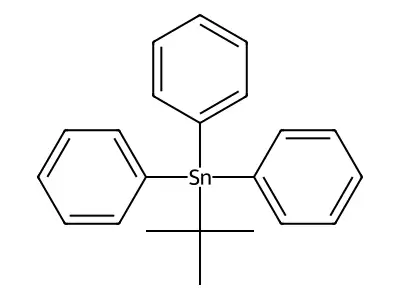 Stannane, (1,1-dimethylethyl)triphenyl- structure