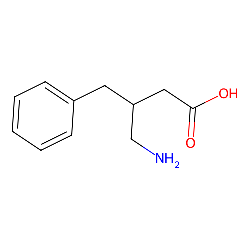 4-Amino-3-benzylbutanoic acid structure
