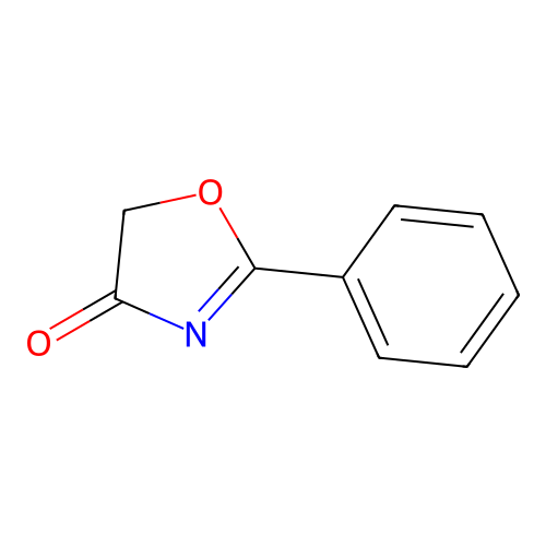 2-Phenyloxazol-4(5H)-one structure