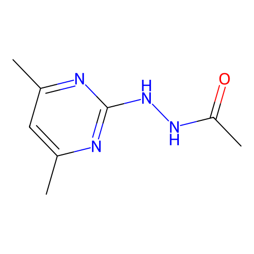 N-(4,6-二甲基嘧啶-2-基)乙酰肼 structure