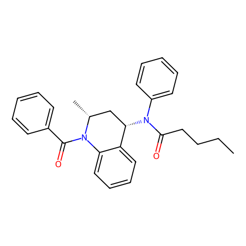 N-((2R,4S)-1-benzoyl-2-methyl-1,2,3,4-tetrahydroquinolin-4-yl)-N-phenylpentanamide structure