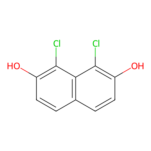 2,7-Naphthalenediol, 1,8-dichloro- structure