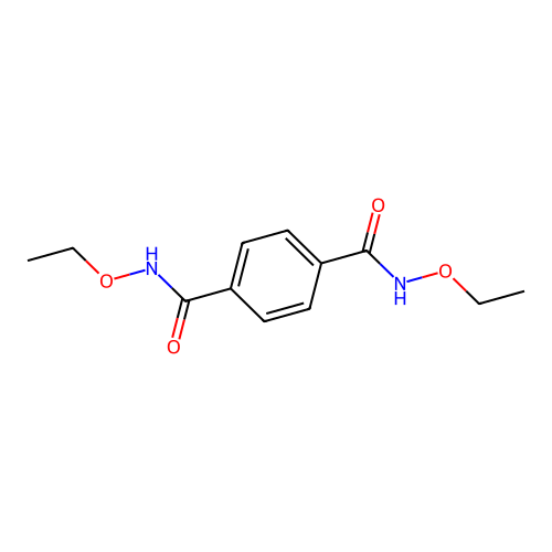 Benzene-1,4-dicaboxamide, N,N'-diethoxy- structure