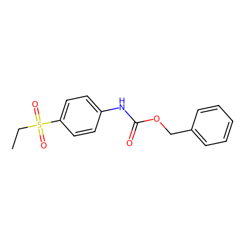 Benzyl [4-(ethanesulfonyl)phenyl]carbamate structure